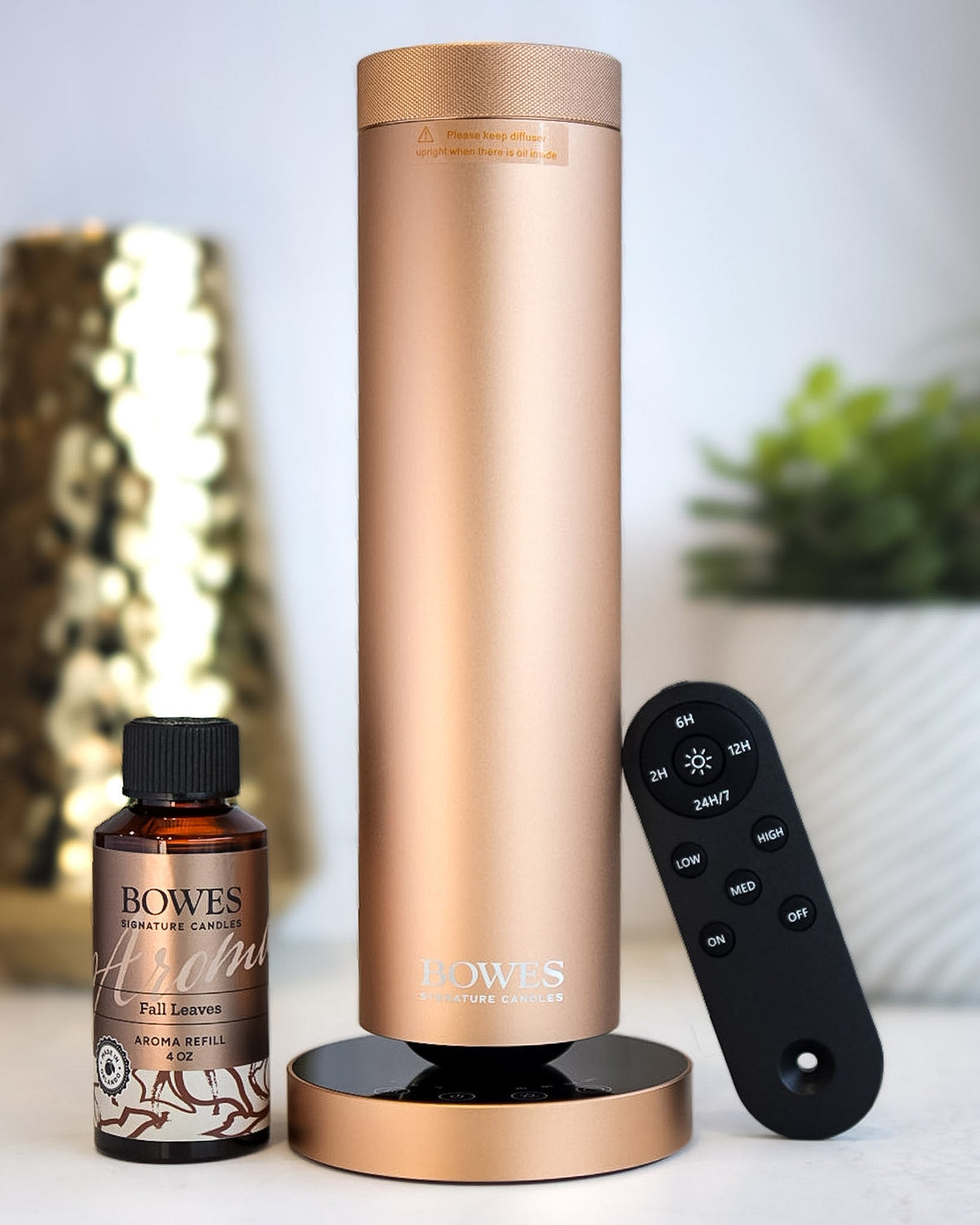 A10 Aroma Diffuser - Gold - Bowes Signature Candles-Electric Diffuser