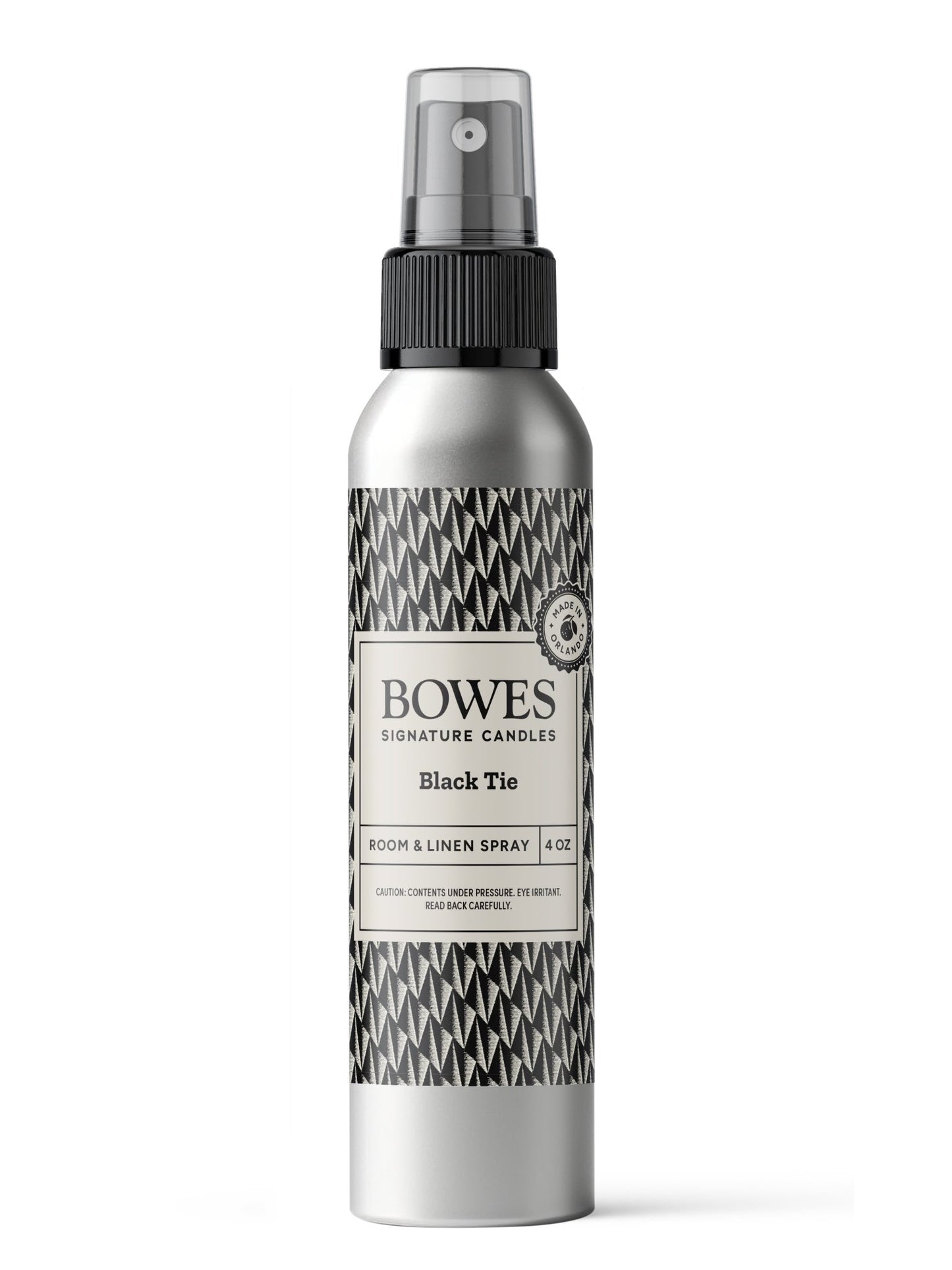 Black Tie - 4 oz Room and Linen Spray - Bowes Signature Candles -