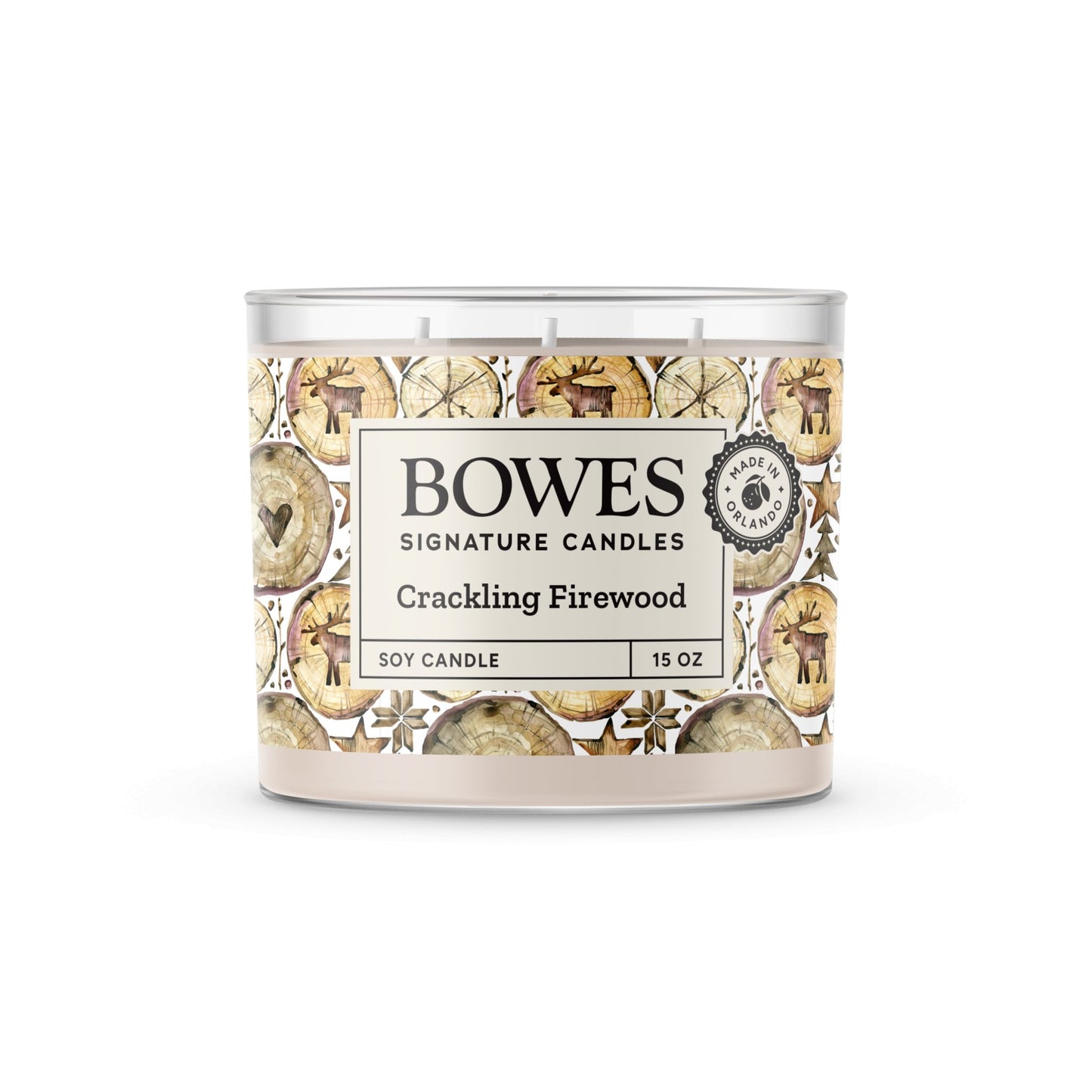Crackling Firewood - Bowes Signature Candles - Classic Candle Collection