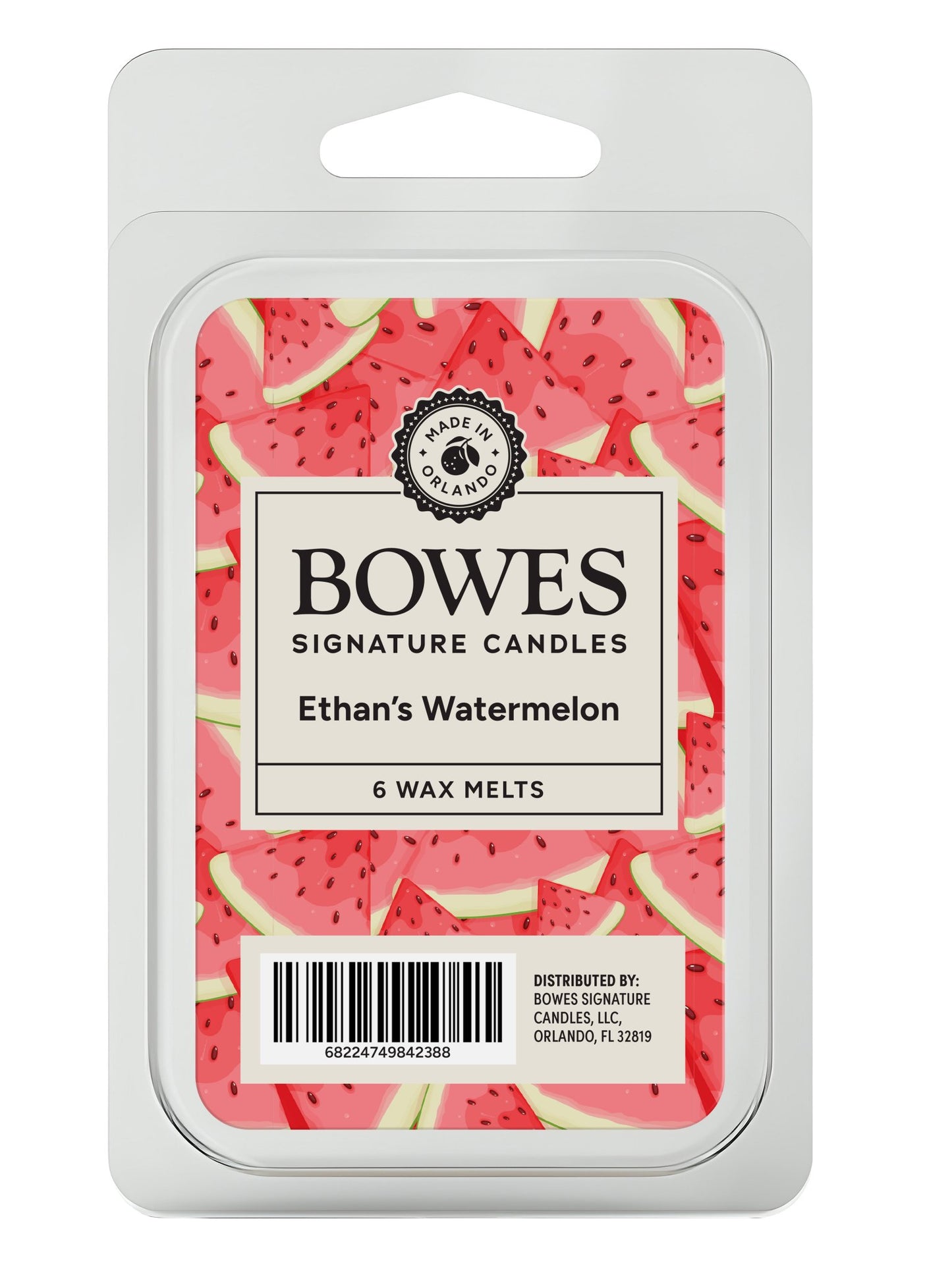 Ethan's Watermelon - Bowes Signature Candles - Wax Melts