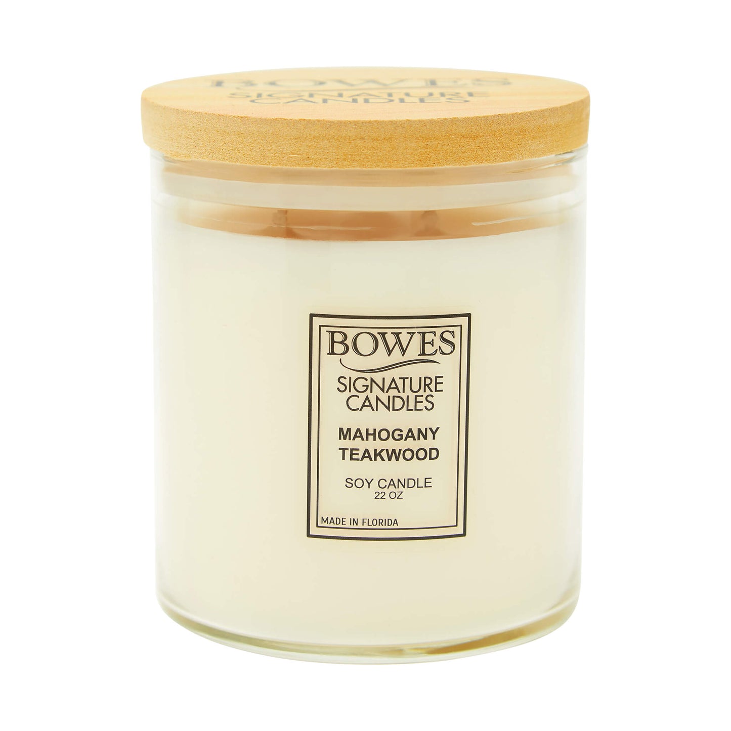 Mahogany Teakwood - Bowes Signature Candles -