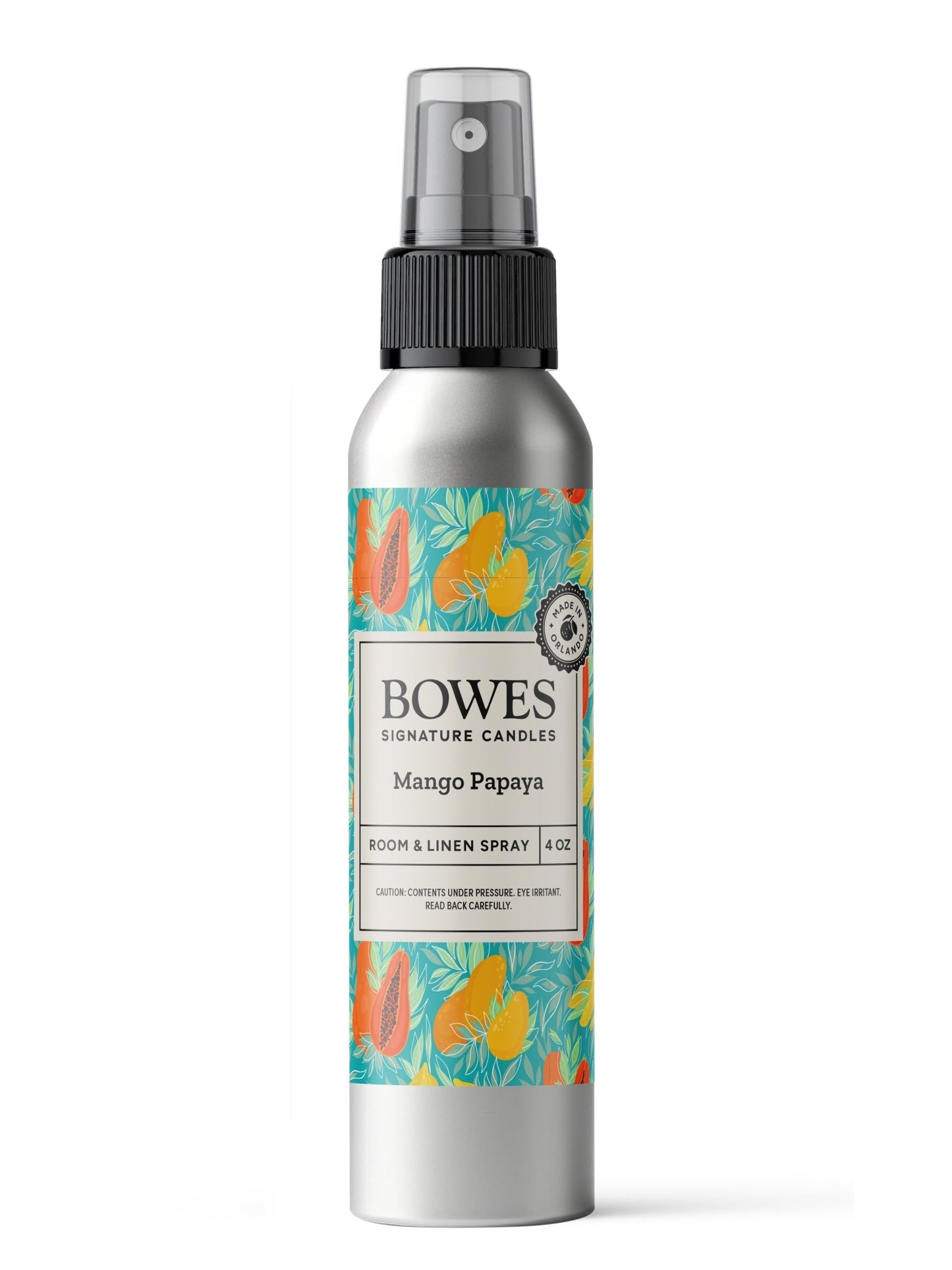 Mango Papaya - 4 oz Room and Linen Spray - Bowes Signature Candles -