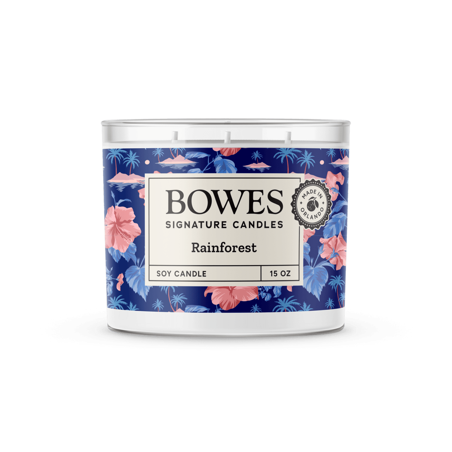 Rainforest 15 oz Candle - Bowes Signature Candles -