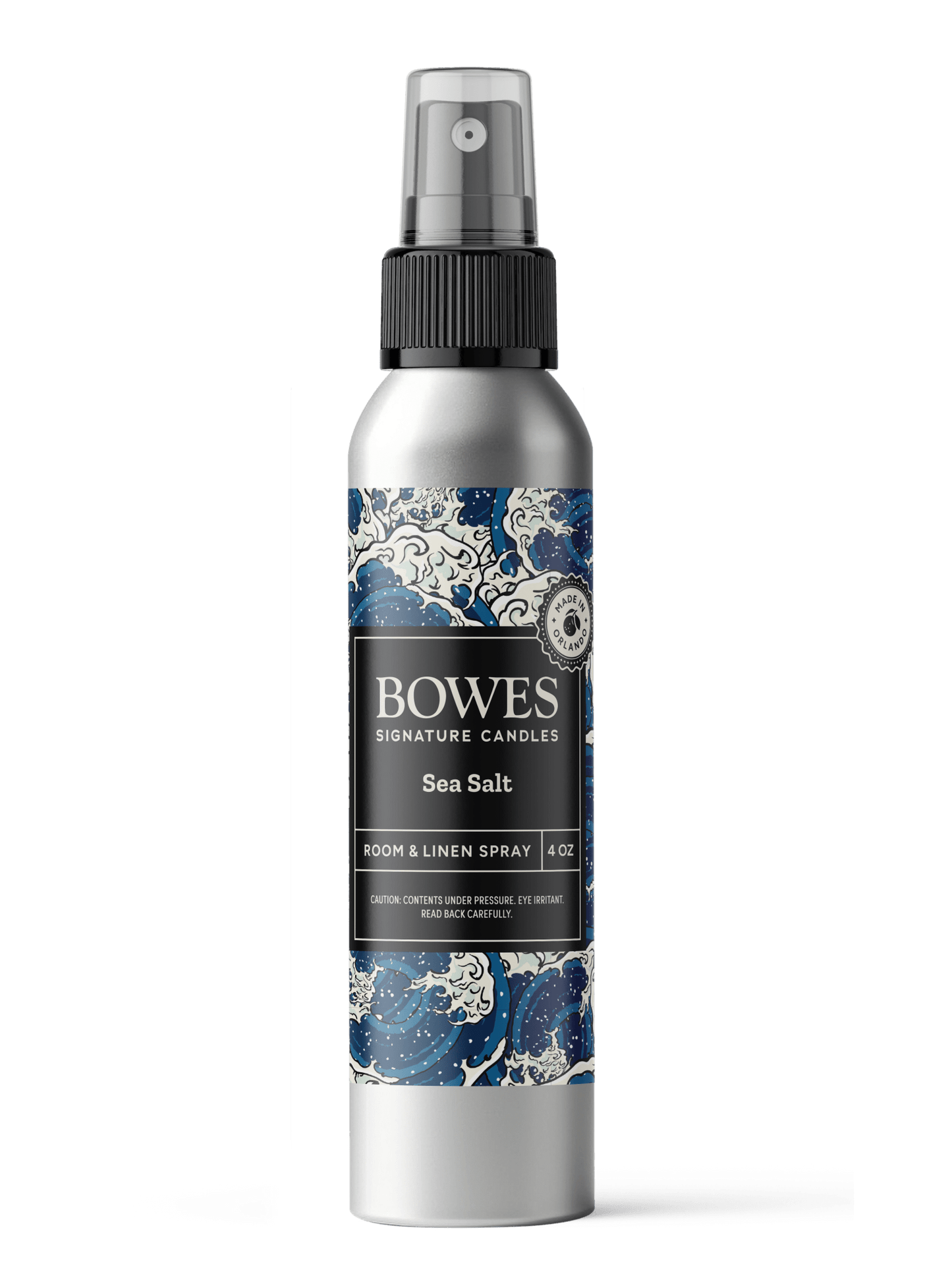 Sea Salt - 4 oz Room and Linen Spray - Bowes Signature Candles - Fragrance Spray