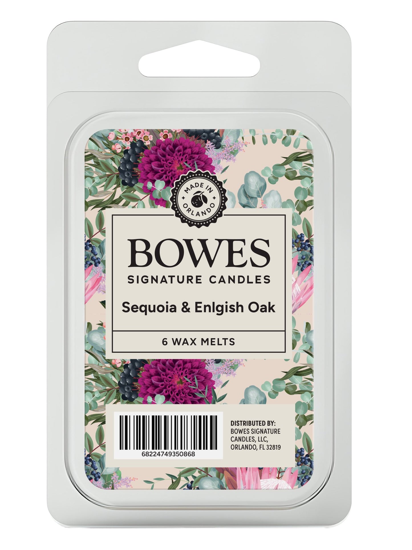 Sequoia & English Oak - Bowes Signature Candles - Wax Melts