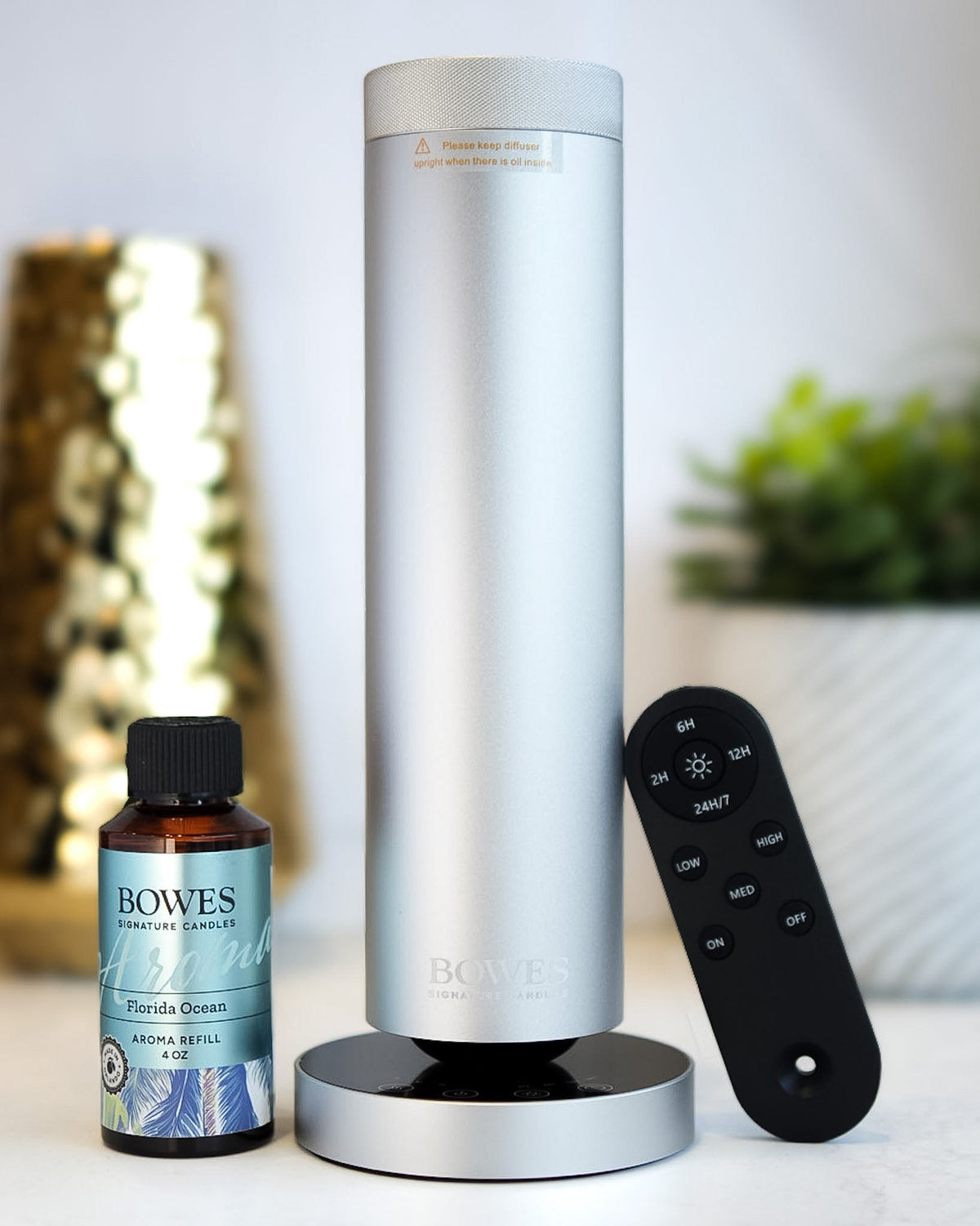 A10 Aroma Diffuser - Silver - Bowes Signature Candles-Electric Diffuser