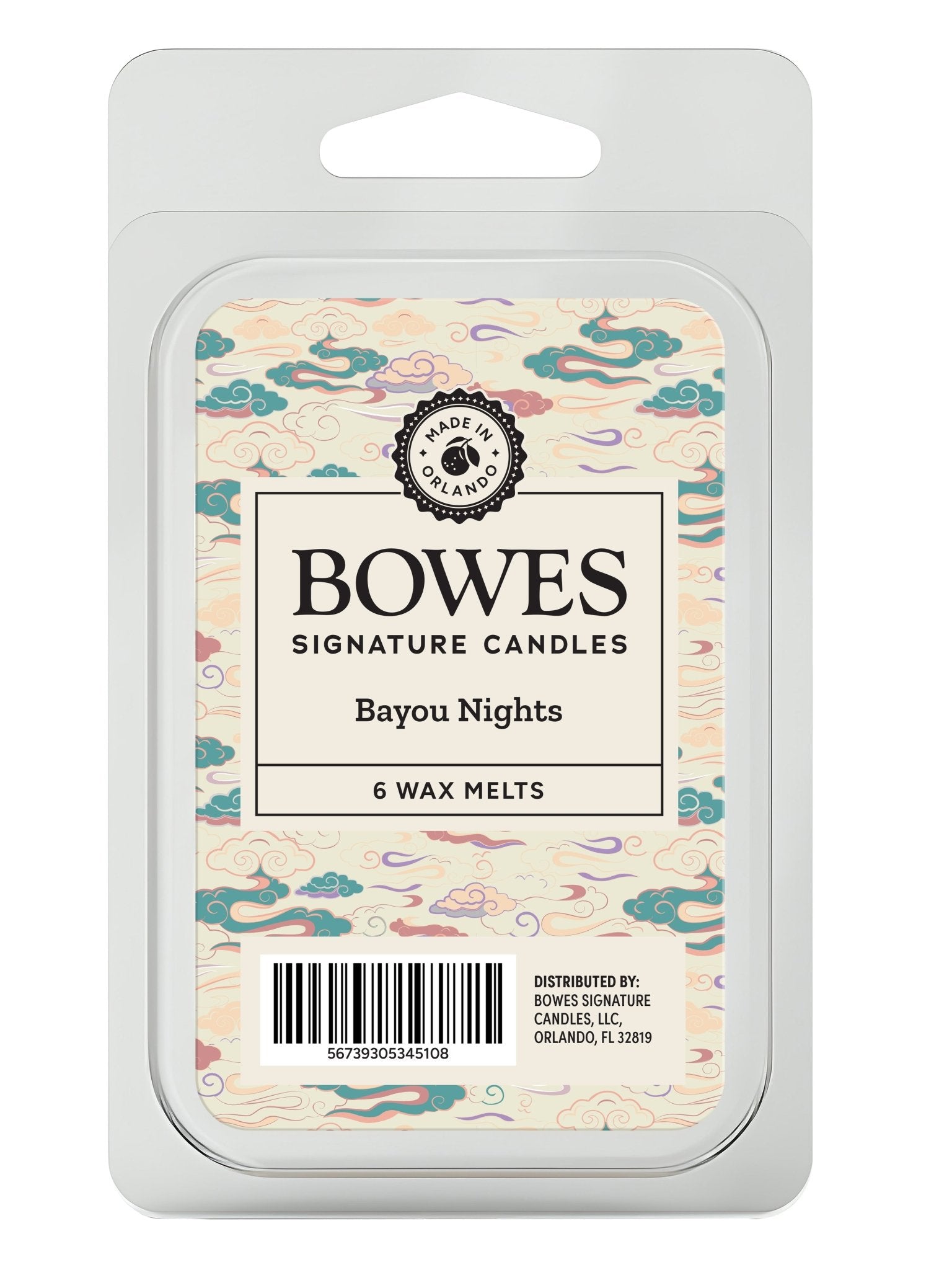 Bayou Nights Wax Melt - Bowes Signature Candles - 