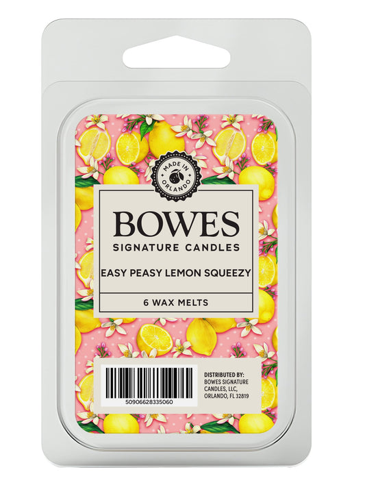 Easy Peasy Lemon Squeezy - Bowes Signature Candles - Wax Melts