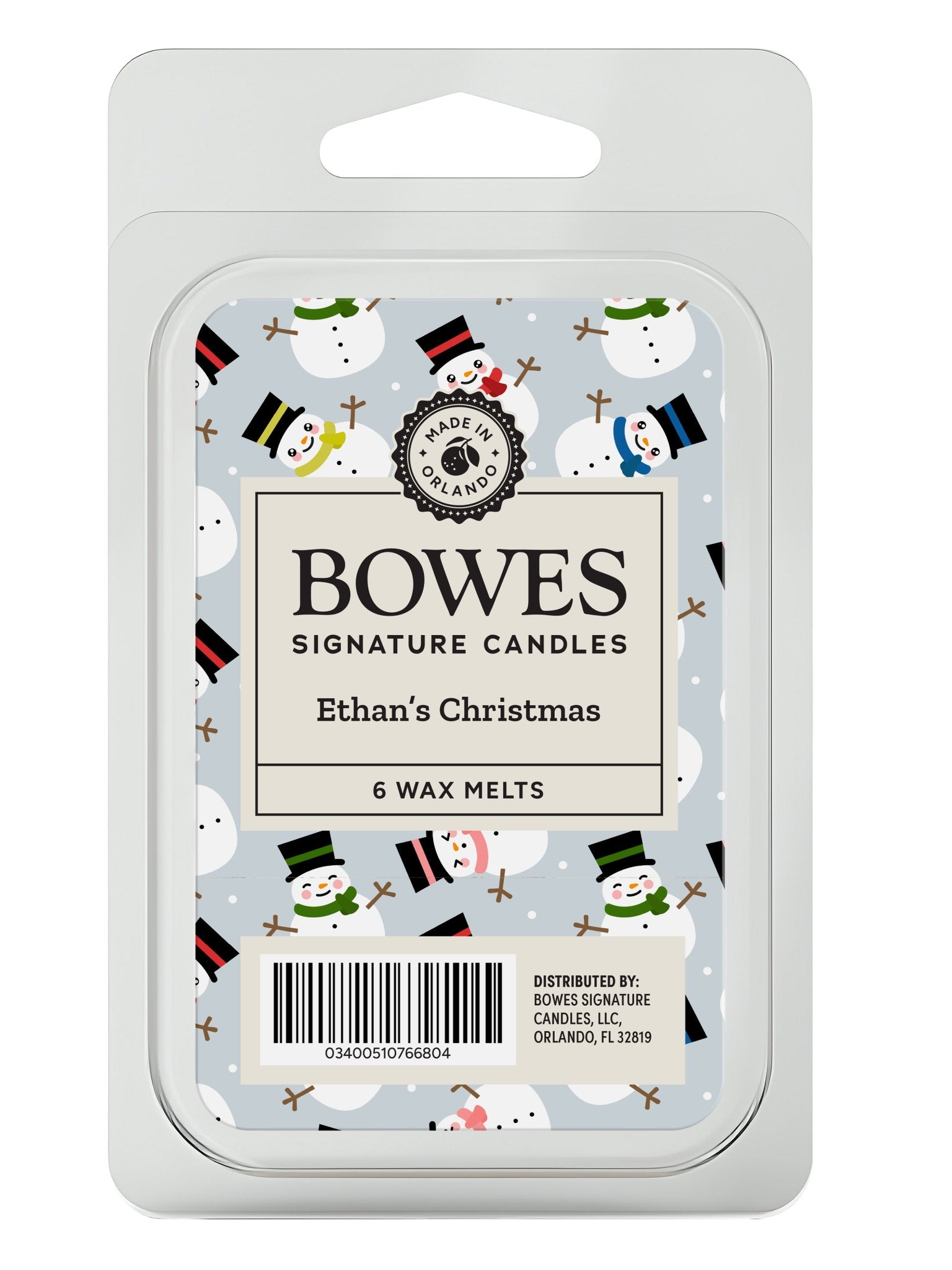 Ethan's Christmas - Bowes Signature Candles - Wax Melts