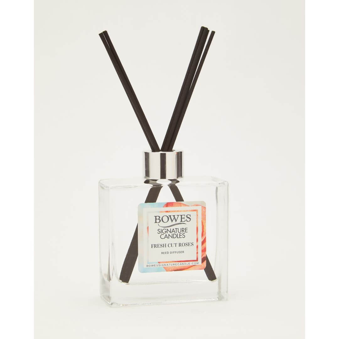 Fresh Cut Roses - Large - Reed Diffuser - Bowes Signature Candles - Reed Diffuser