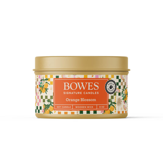 Orange Blossom Gold - Bowes Signature Candles - Tin Candle