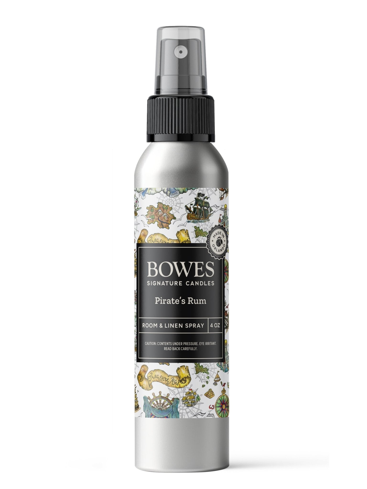Pirate's Rum - 4 oz Room and Linen Spray - Bowes Signature Candles - 