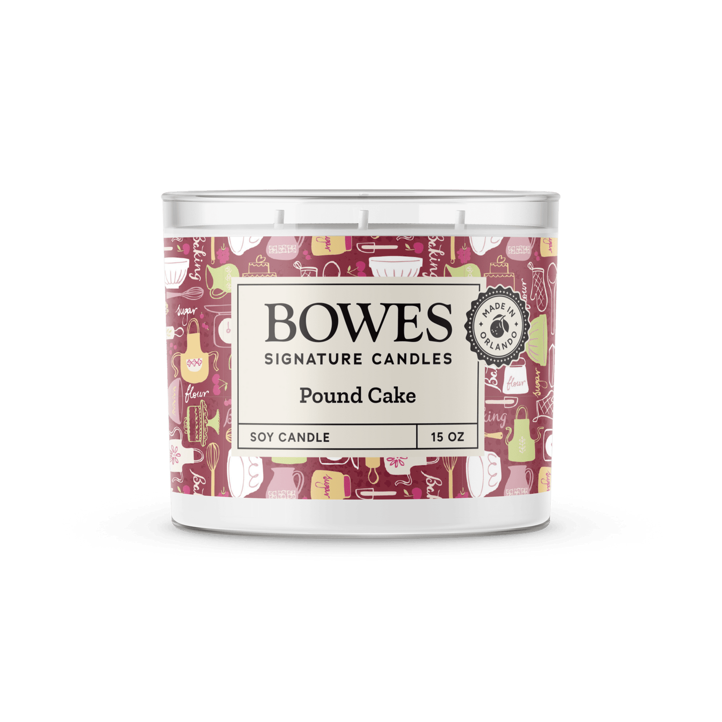 Pound Cake 15 oz Candle - Bowes Signature Candles - 