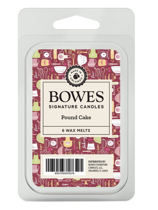 Pound Cake Wax Melt - Bowes Signature Candles - 