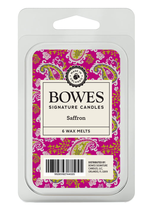 Saffron Wax Melt - Bowes Signature Candles - Wax Melts