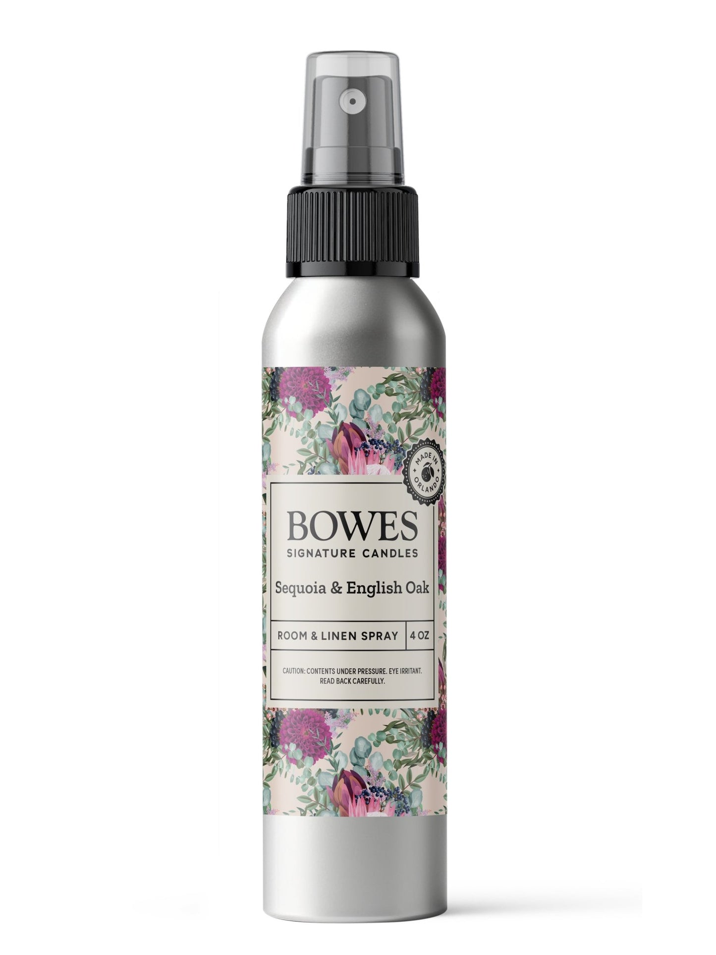Sequoia & English Oak - 4 oz Room and Linen Spray - Bowes Signature Candles - 