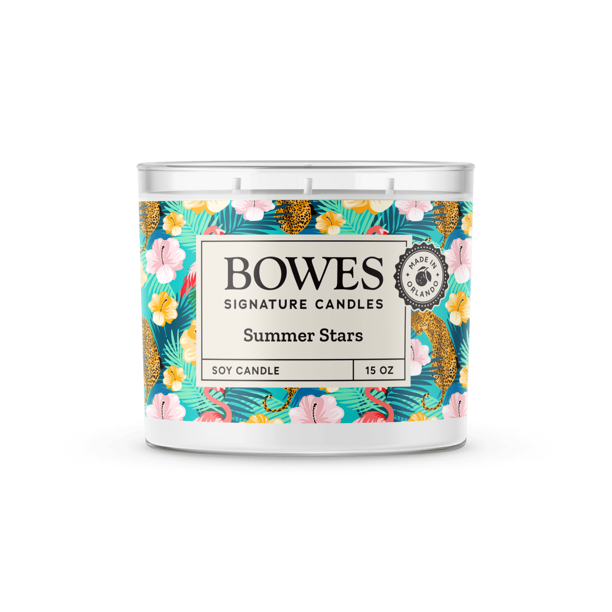 Summer Stars 15 oz Candle - Bowes Signature Candles - 
